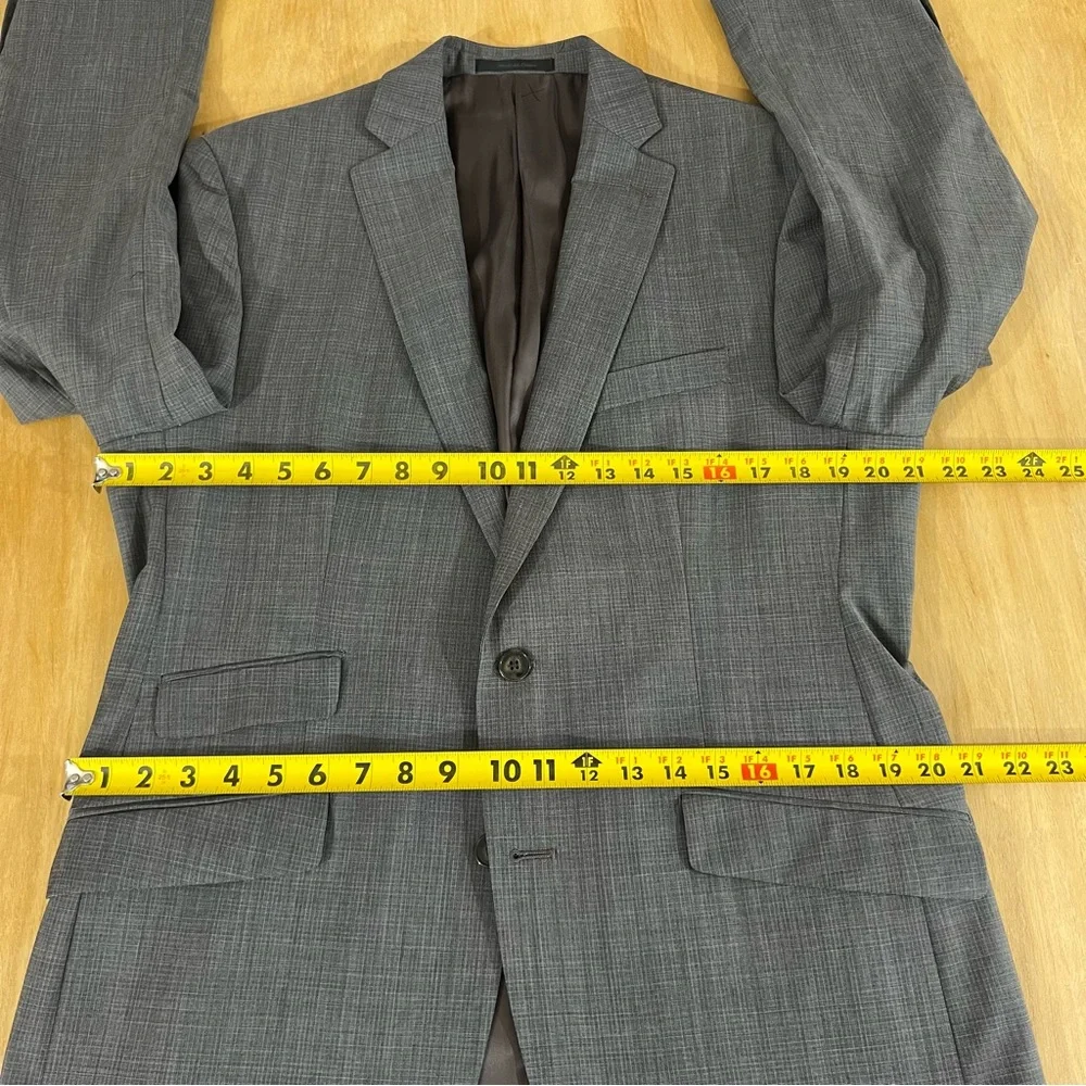 Calvin Klein Blazer Jacket Sport‎ Coat Mens 40R Wool Gray